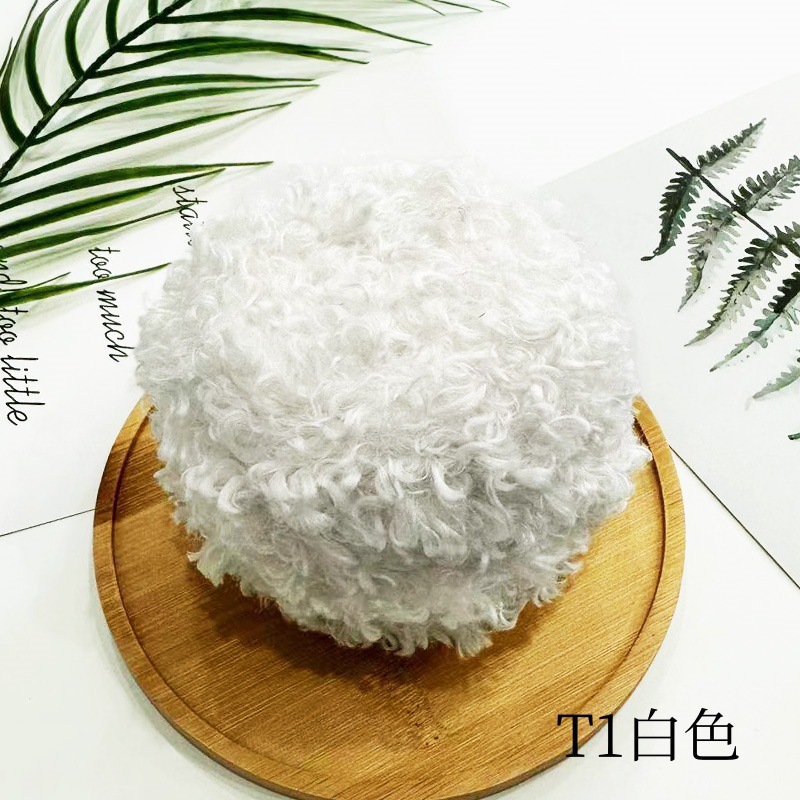 Len xù xoăn trơn 50g | Tada Craft