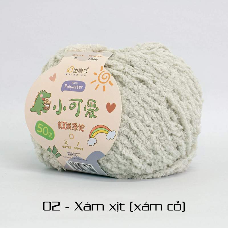 Len bông xù Xiaoke 50g | Tada Craft