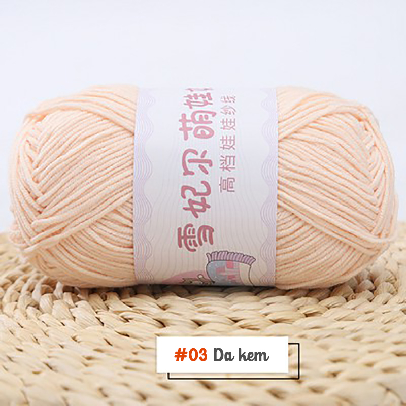 Len Baby Yarn 40g cỡ sợi 1.5mm | Tada Craft