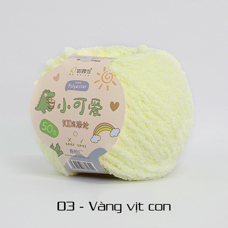Len bông xù Xiaoke 50g | Tada Craft