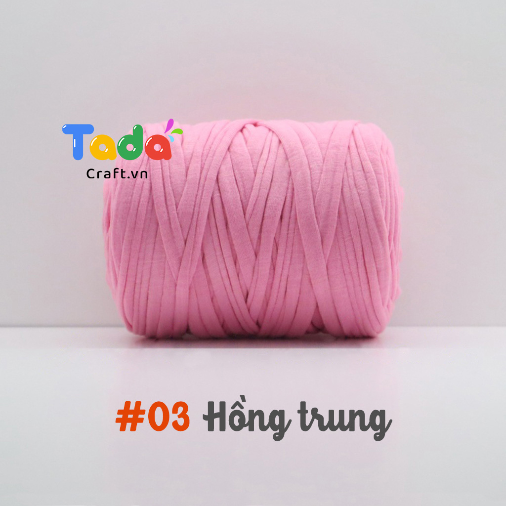 Sợi vải T Shirt Yarn (Vải Polyester) cuộn 250g | Tada Craft