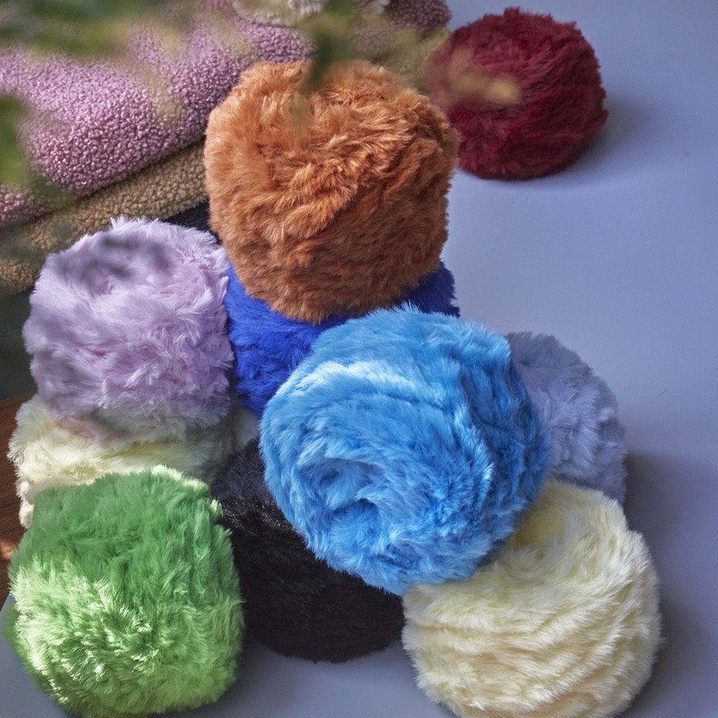 Len lông thỏ loang 100g | Tada Craft