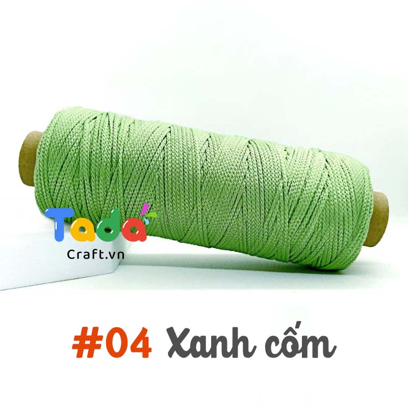 Sợi dệt trơn 2mm Craft Yarn 125g
