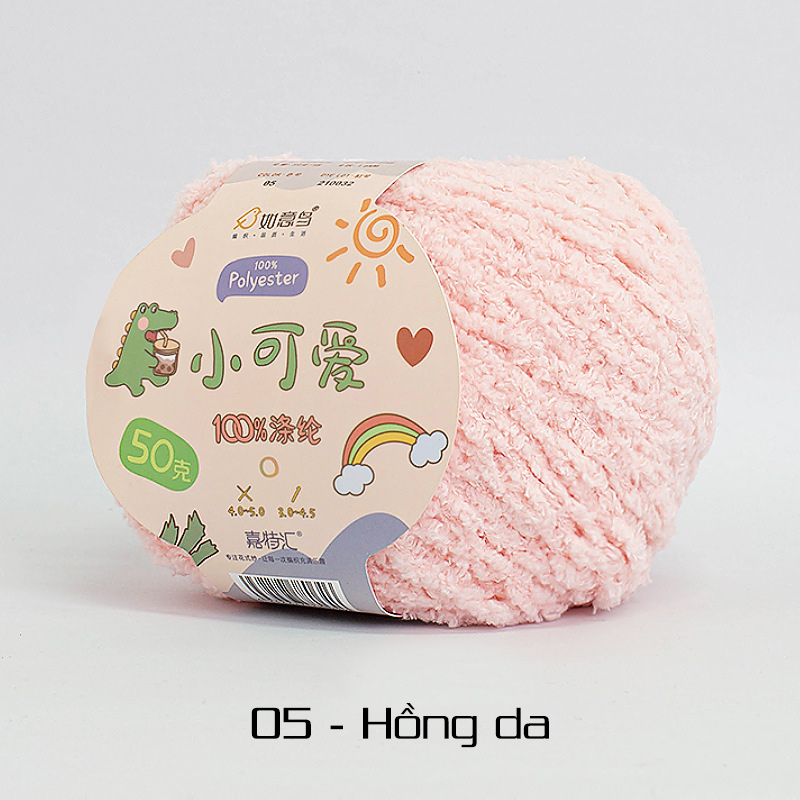 Len bông xù Xiaoke 50g | Tada Craft