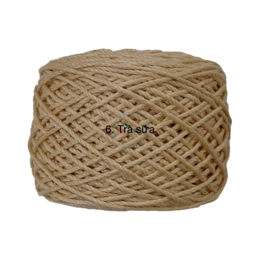 Sợi Macrame Cotton 2mm | Tada Craft