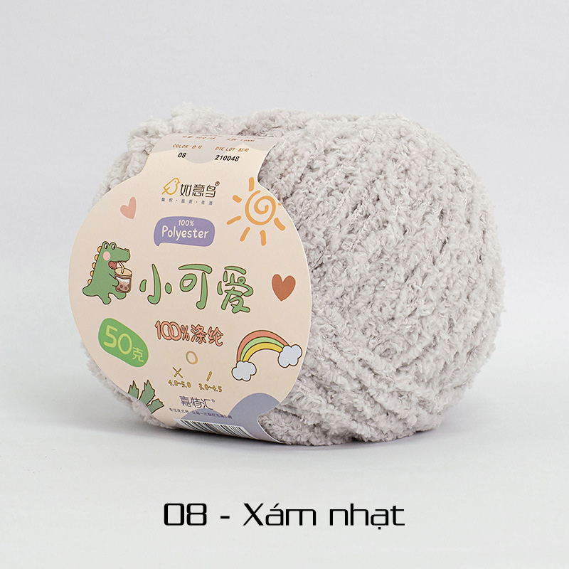 Len bông xù Xiaoke 50g | Tada Craft