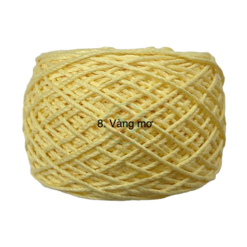 Sợi Macrame Cotton 2mm | Tada Craft