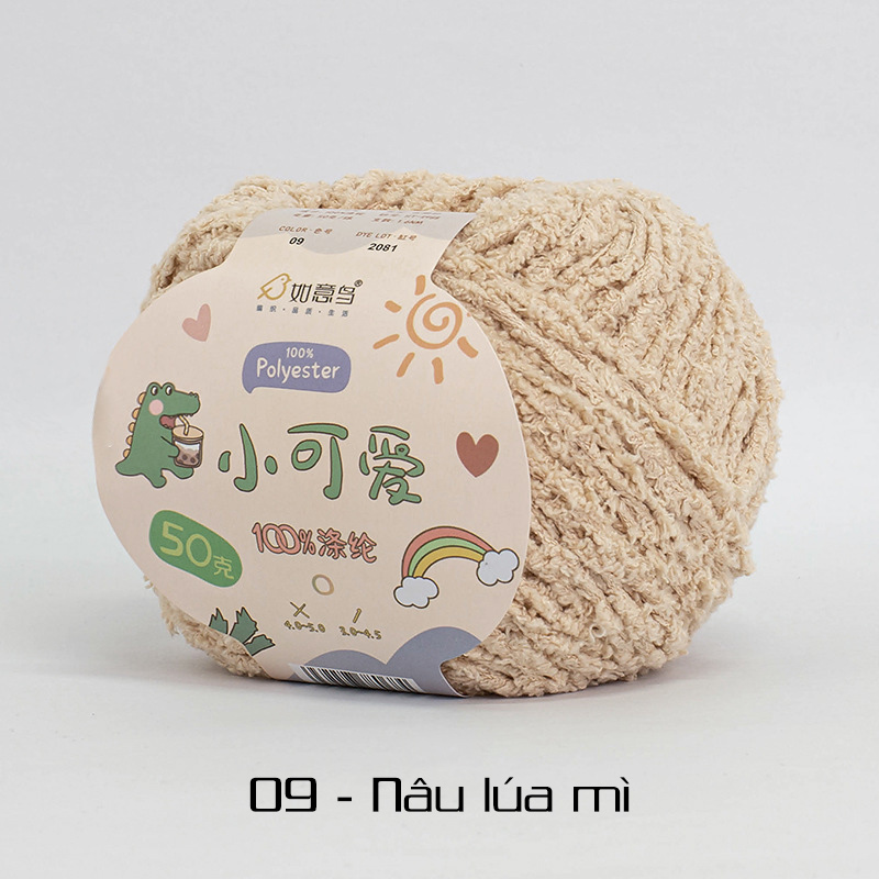 Len bông xù Xiaoke 50g | Tada Craft