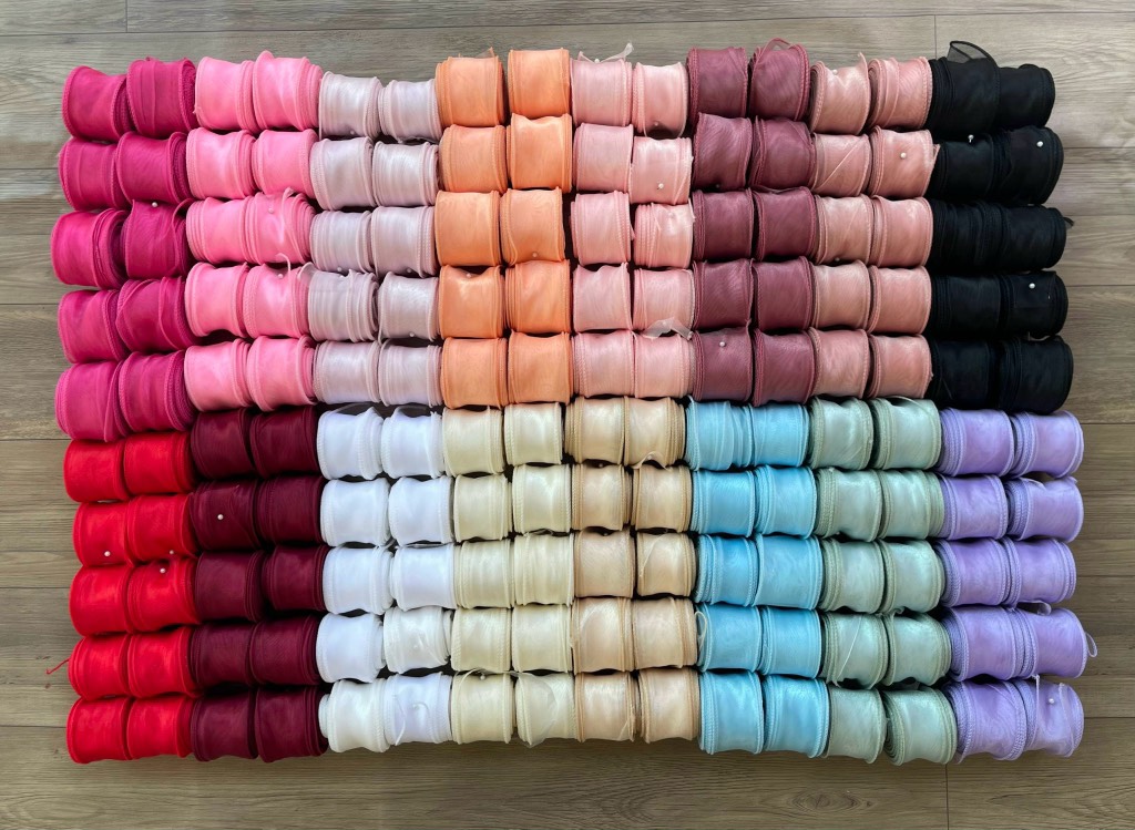 Cuộn ruy băng voan không lõi dài 5m | Tada Craft