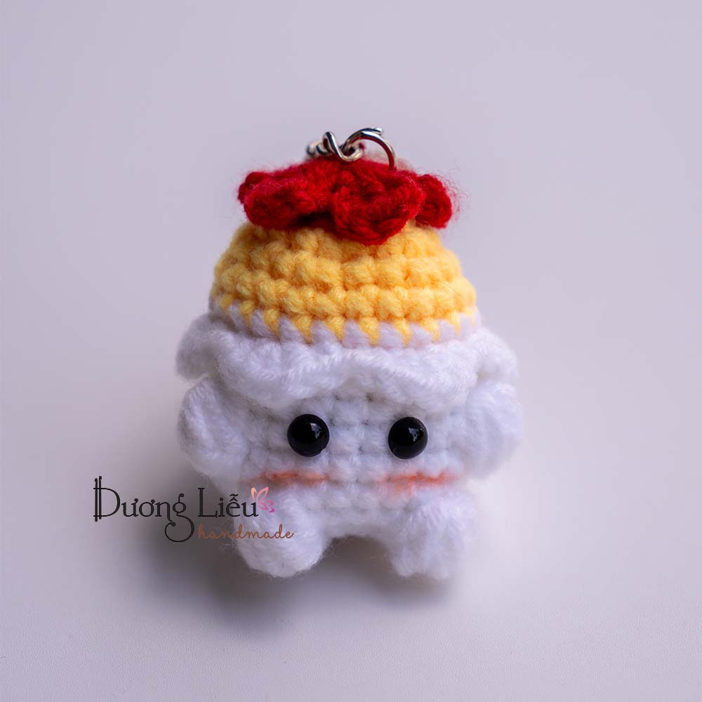 Móc khóa bé nấm handmade
