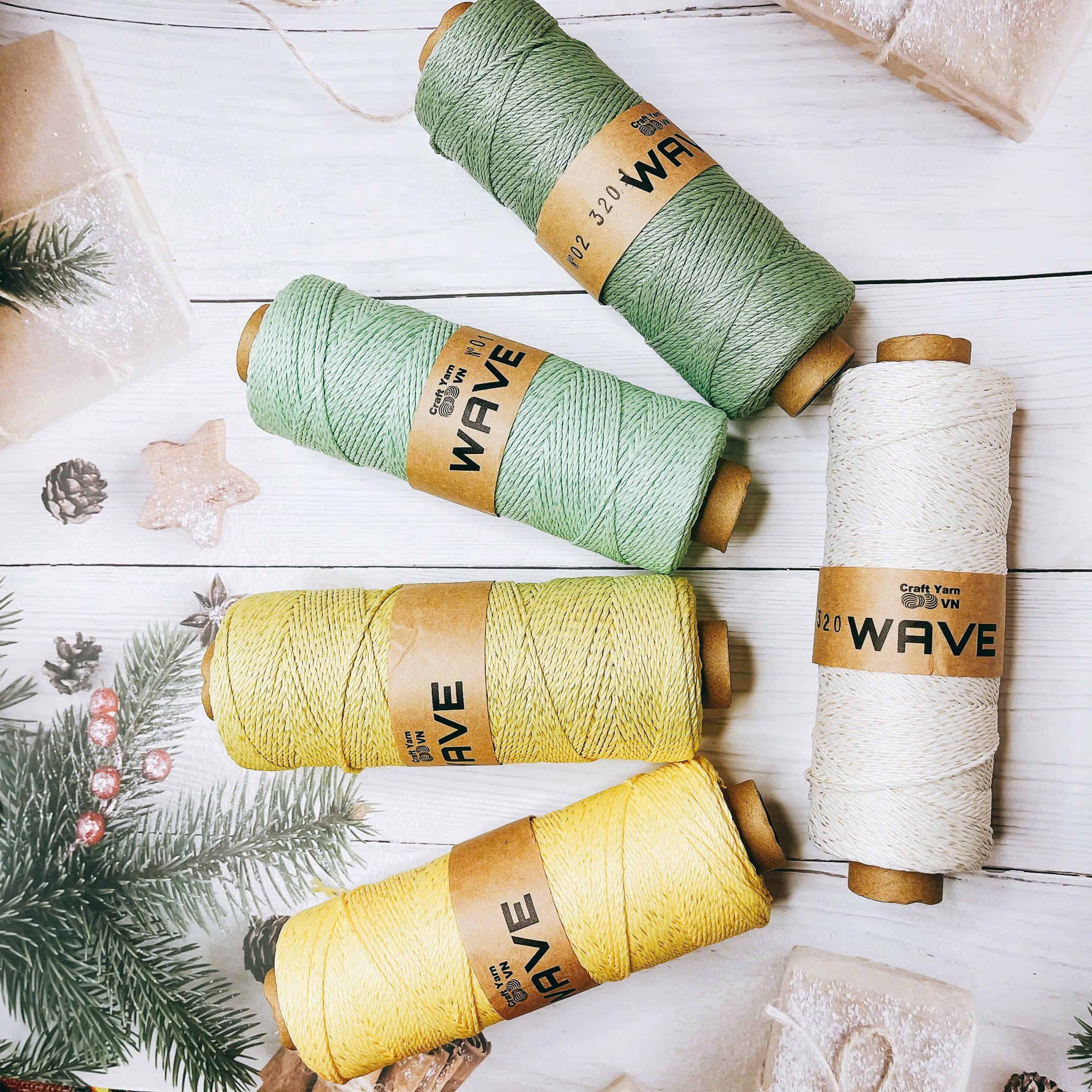 Sợi Wave Craft Yarn 125g | Tada Craft