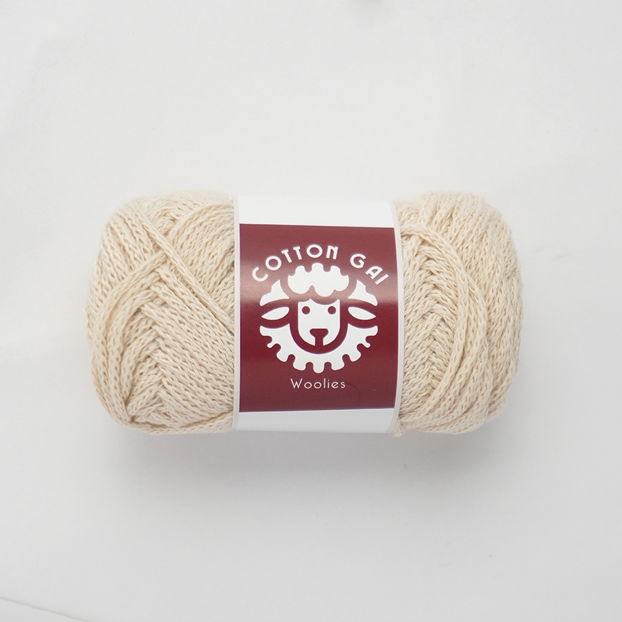 Sợi Cotton Gai 3mm Woolies 100g | Tada Craft