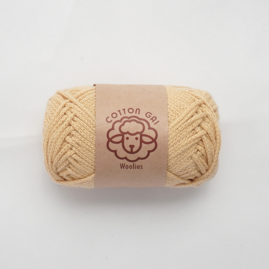 Sợi Cotton Gai 3mm Woolies 100g | Tada Craft