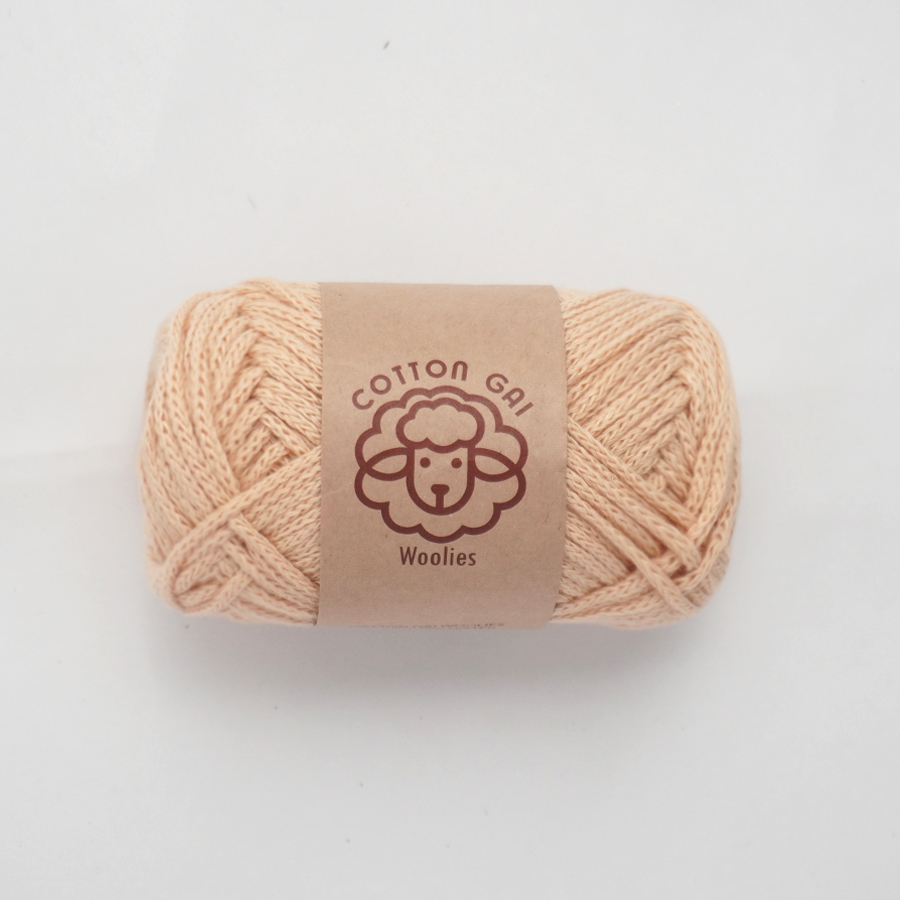 Sợi Cotton Gai 3mm Woolies 100g | Tada Craft