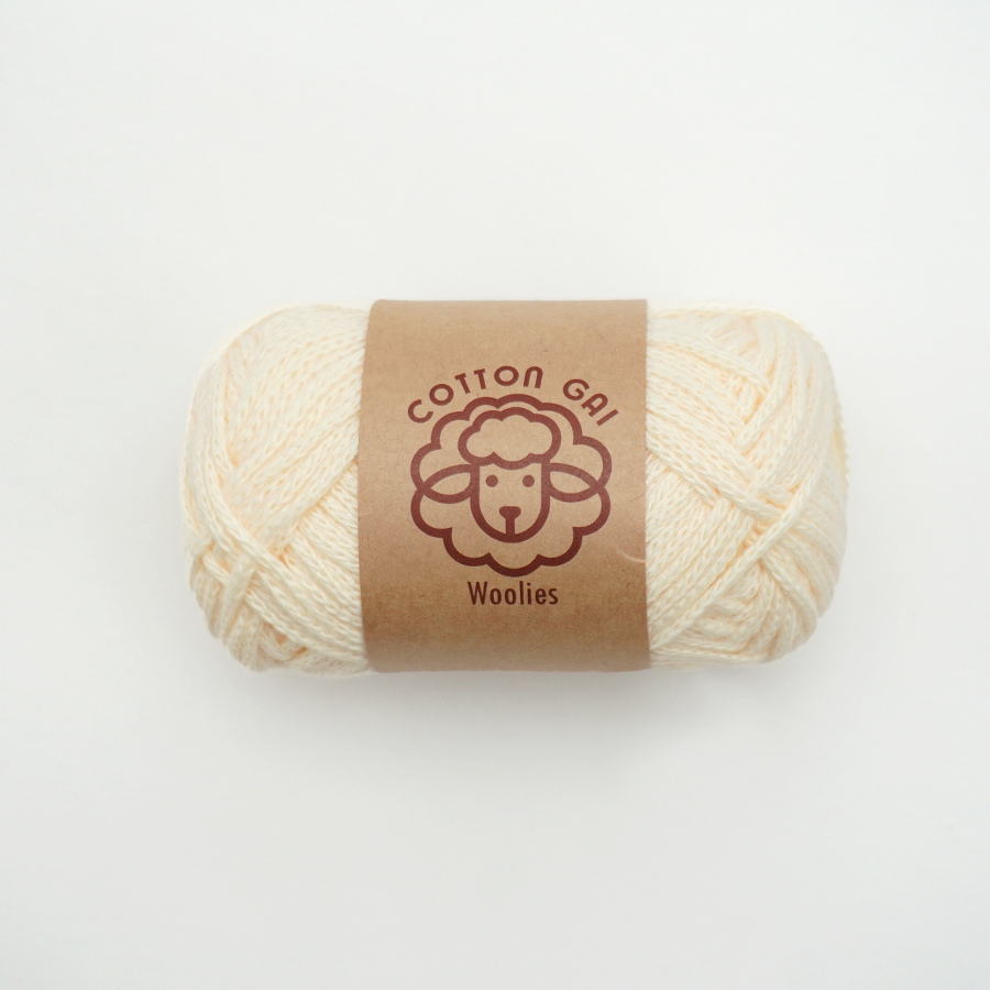 Sợi Cotton Gai 3mm Woolies 100g | Tada Craft