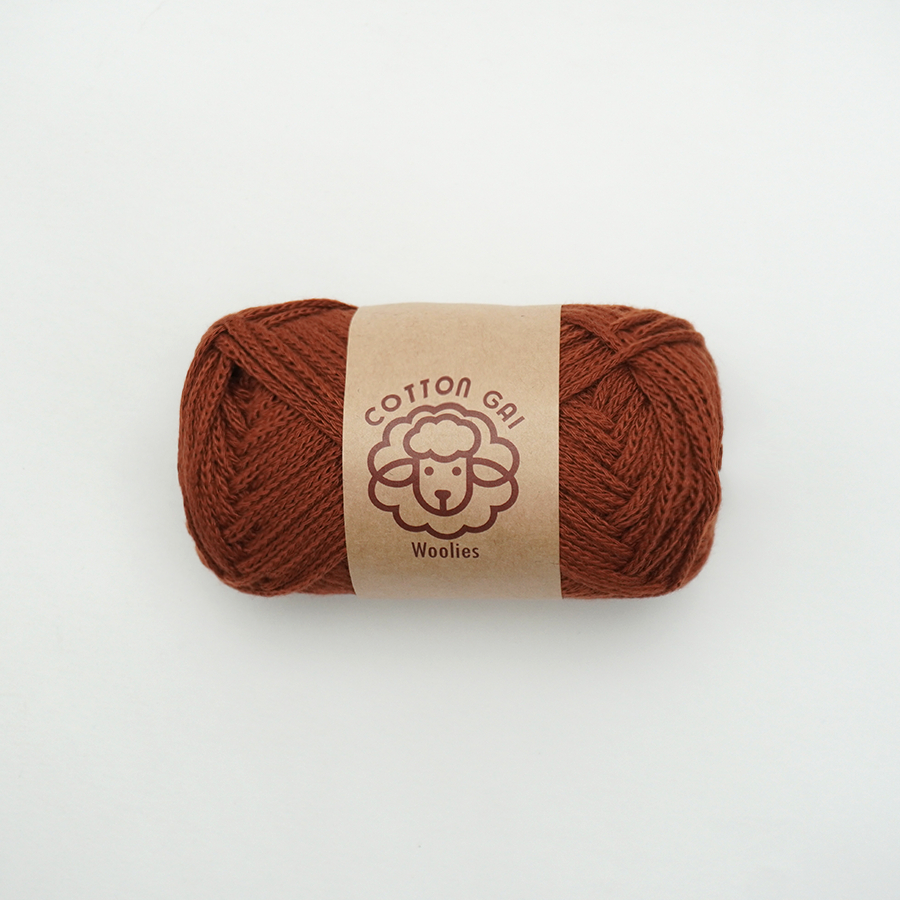 Sợi Cotton Gai 3mm Woolies 100g | Tada Craft
