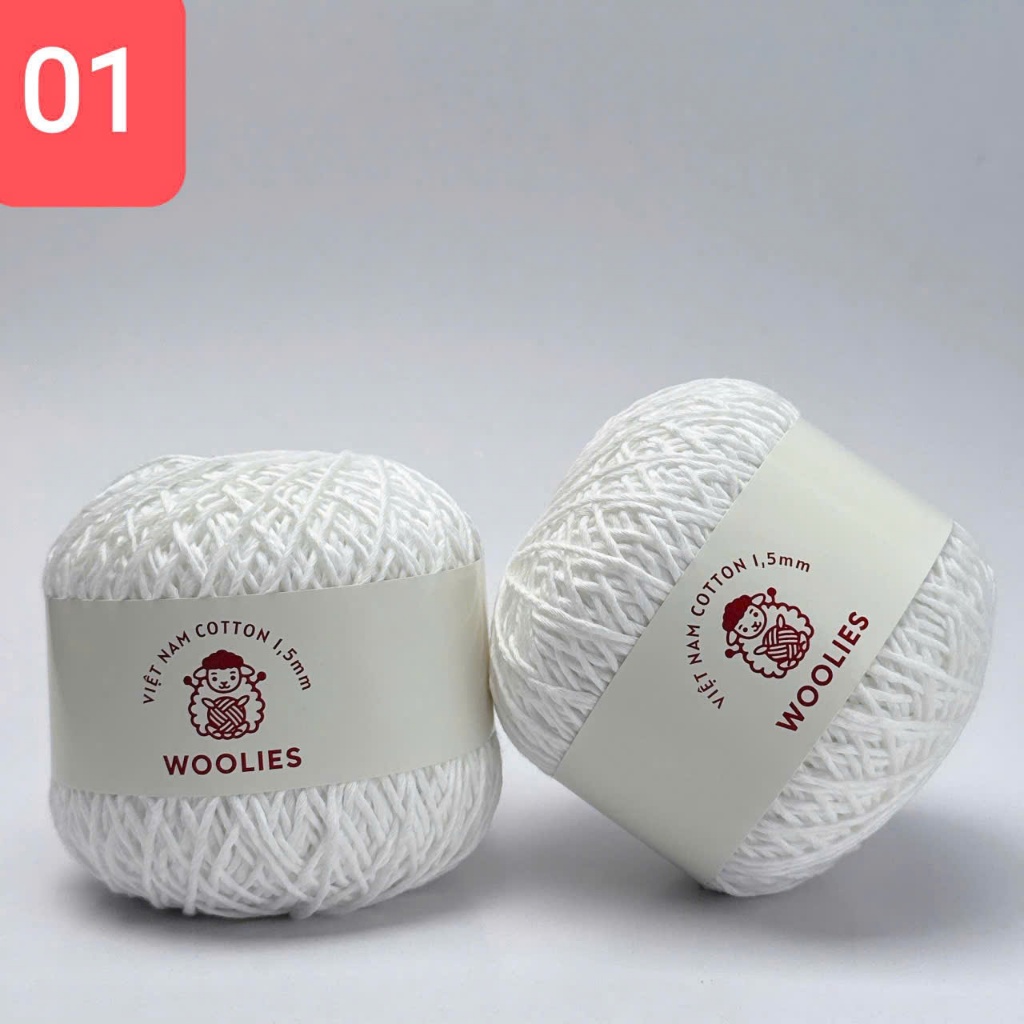 Sợi CTVN Woolies 1.5mm | Tada Craft