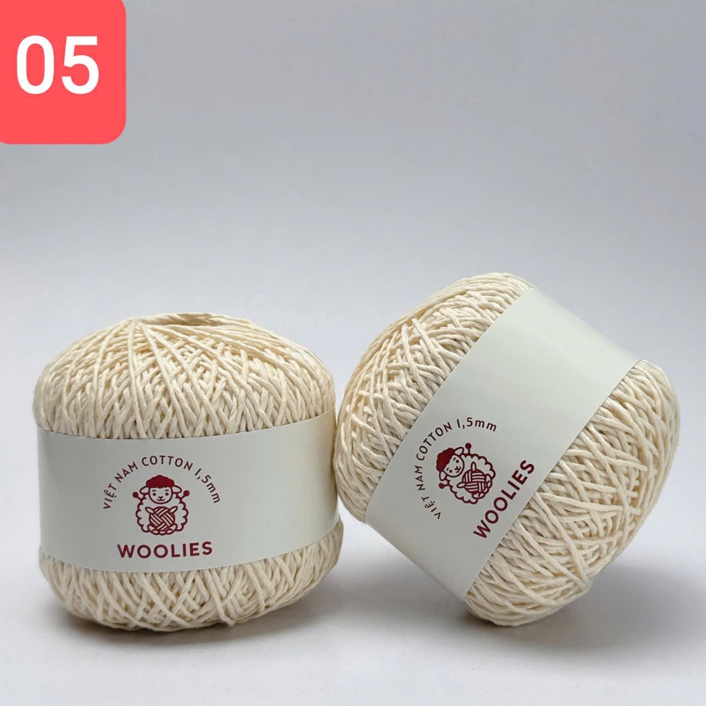 Sợi CTVN Woolies 1.5mm | Tada Craft