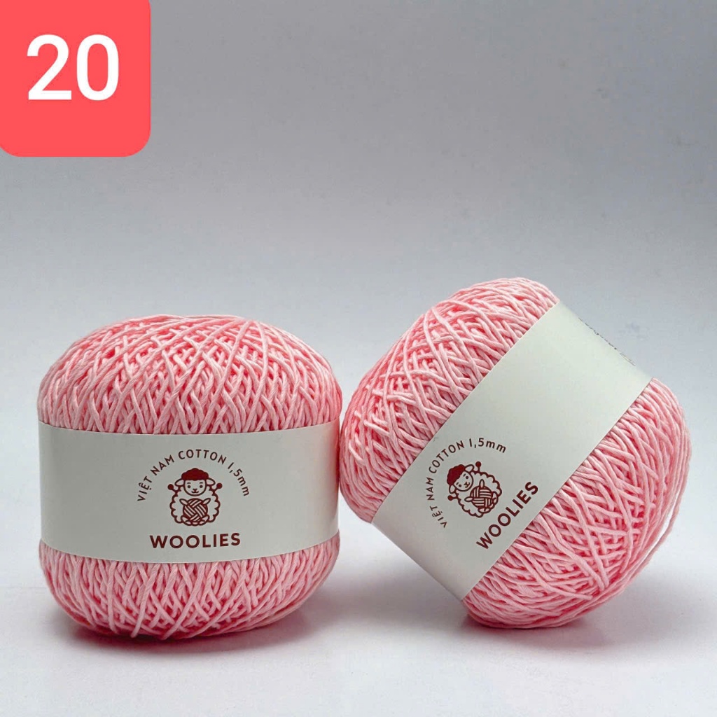 Sợi CTVN Woolies 1.5mm | Tada Craft
