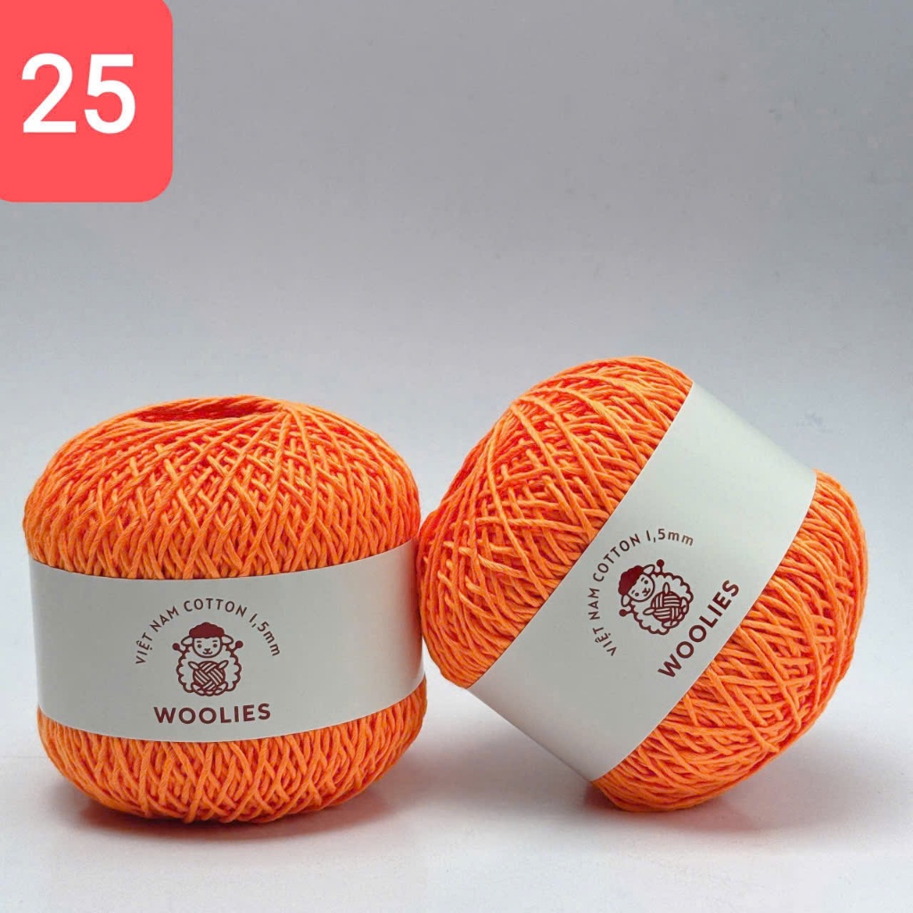 Sợi CTVN Woolies 1.5mm | Tada Craft