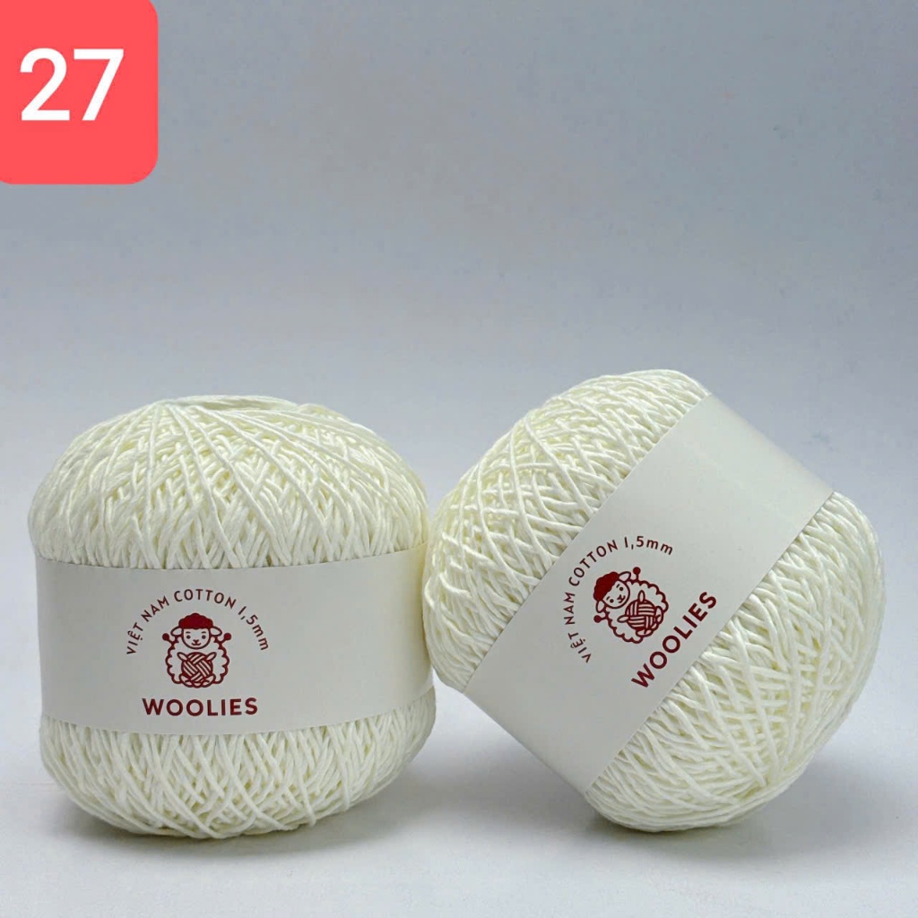 Sợi CTVN Woolies 1.5mm | Tada Craft