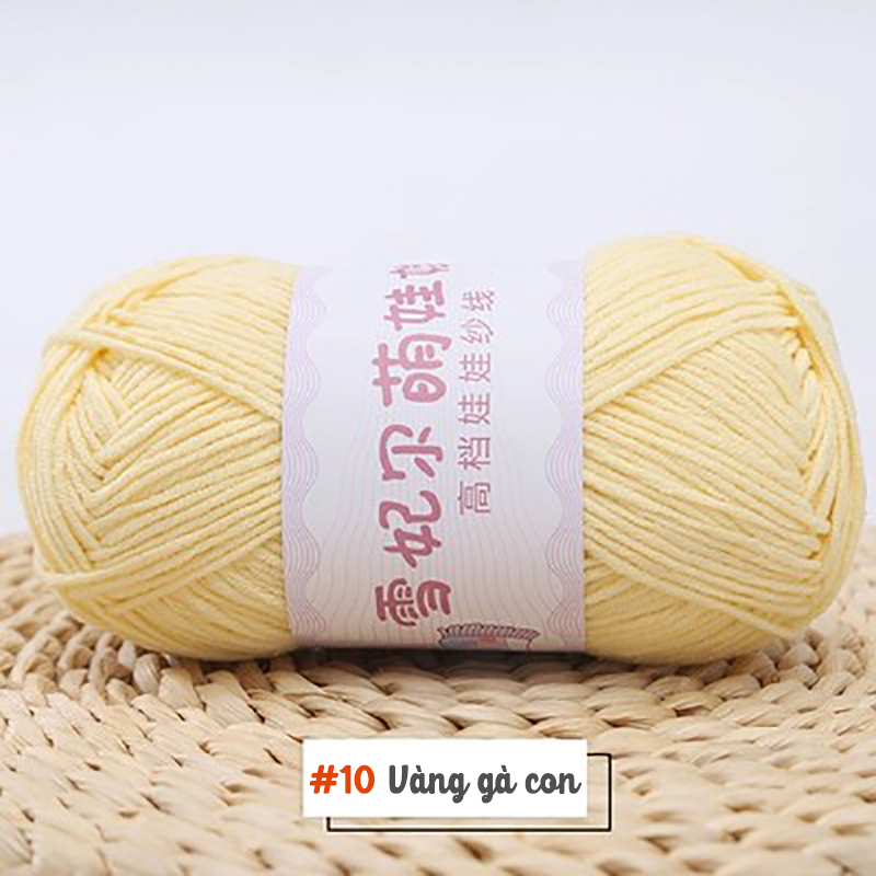 Len Baby Yarn 40g cỡ sợi 1.5mm | Tada Craft