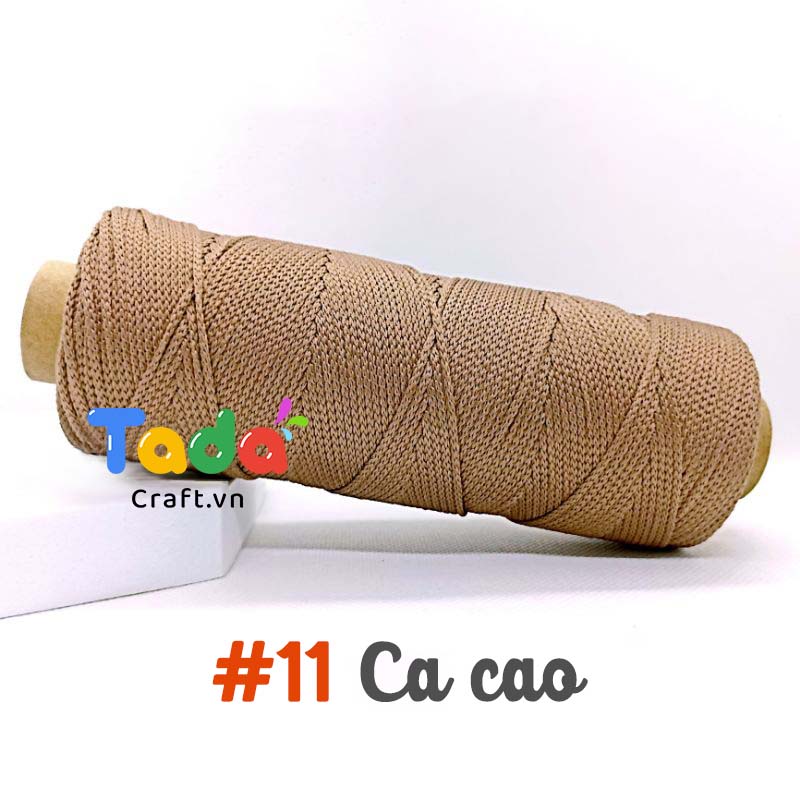 Sợi dệt trơn 2mm Craft Yarn 125g