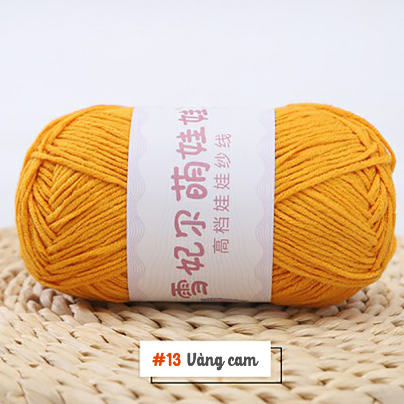 Len Baby Yarn 40g cỡ sợi 1.5mm | Tada Craft