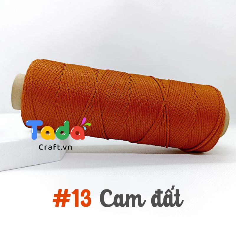 Sợi dệt trơn 2mm Craft Yarn 125g