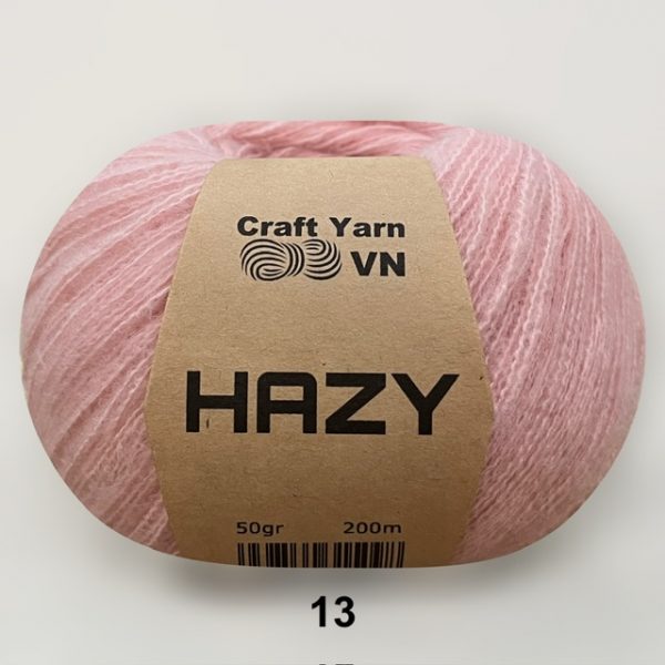 Len Hazy trơn 50g Craft Yarn | Tada Craft