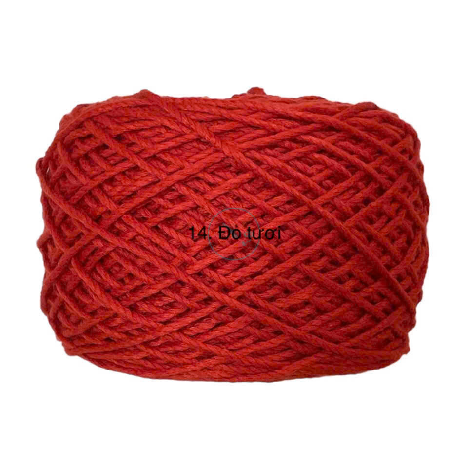 Sợi Macrame Cotton 2mm | Tada Craft