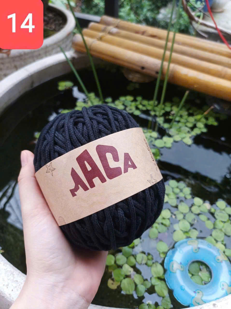 Sợi Maca trơn 3mm Woolies 200g | Tada Craft