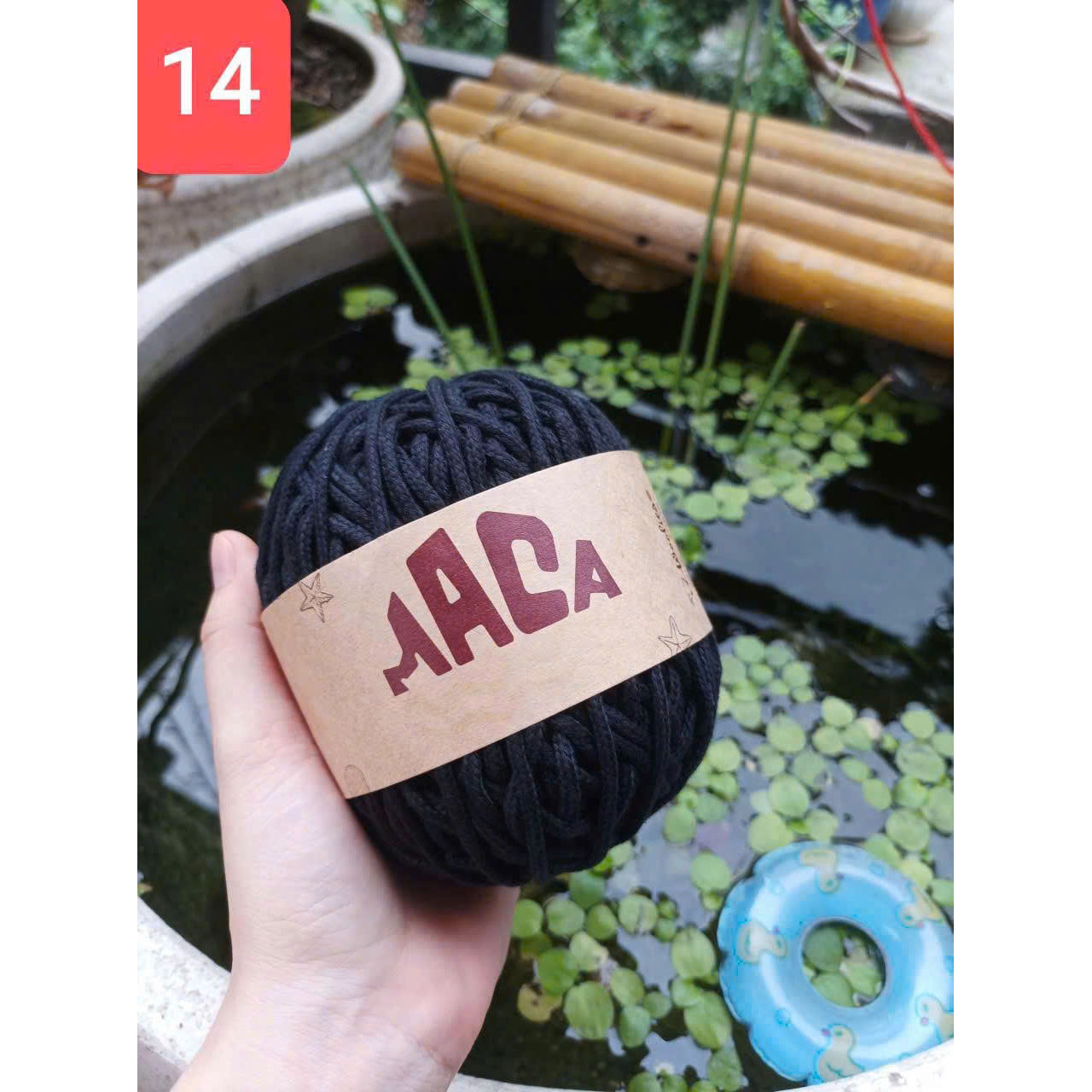 Sợi Maca trơn 3mm Woolies 200g | Tada Craft