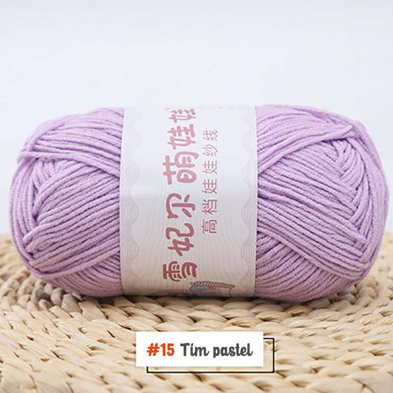 Len Baby Yarn 40g cỡ sợi 1.5mm | Tada Craft