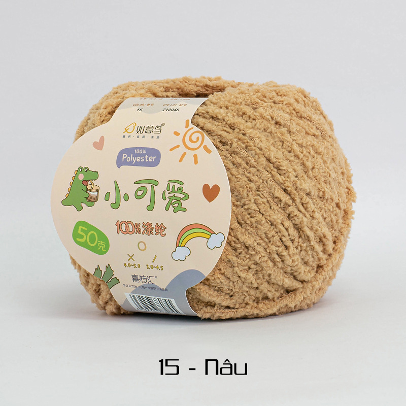 Len bông xù Xiaoke 50g | Tada Craft