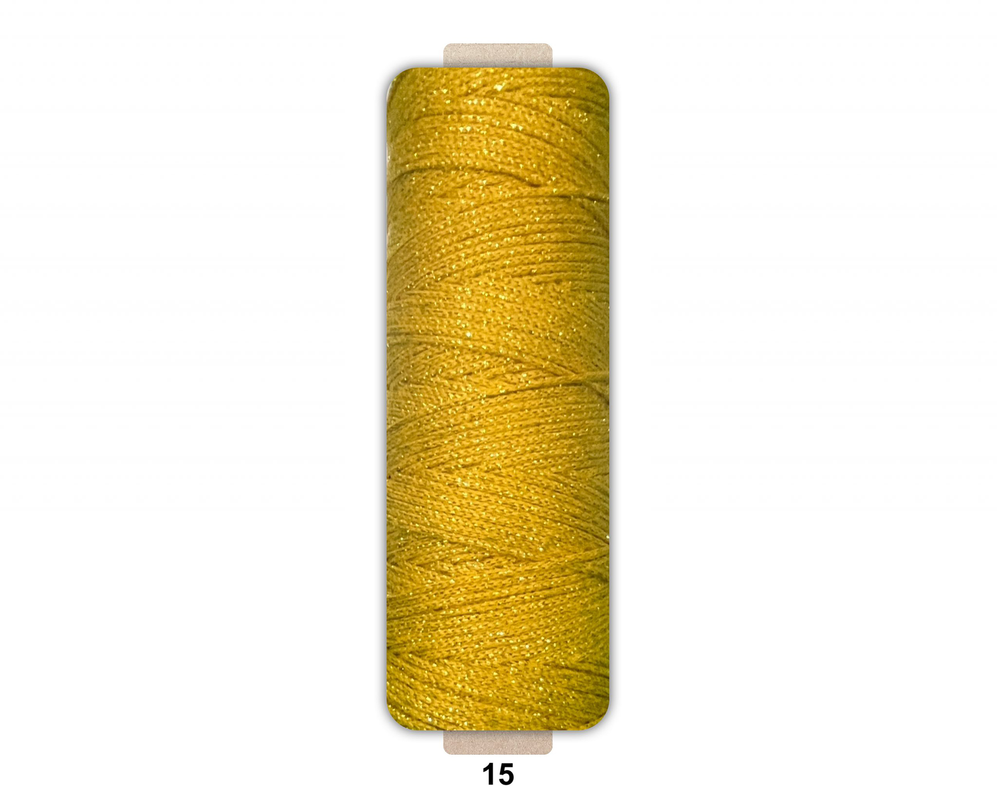 Sợi dệt ống kim tuyến tròn 2mm 125g | Tada Craft