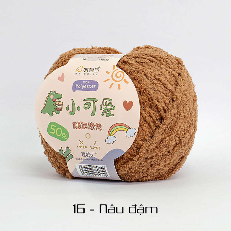 Len bông xù Xiaoke 50g | Tada Craft