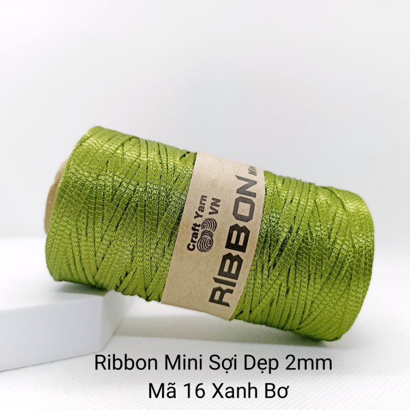 Sợi Ribbon mini 2mm Craft Yarn | Tada Craft