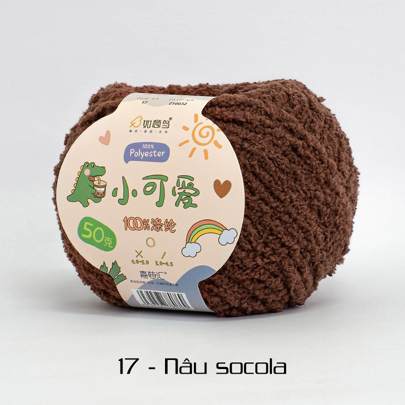 Len bông xù Xiaoke 50g | Tada Craft