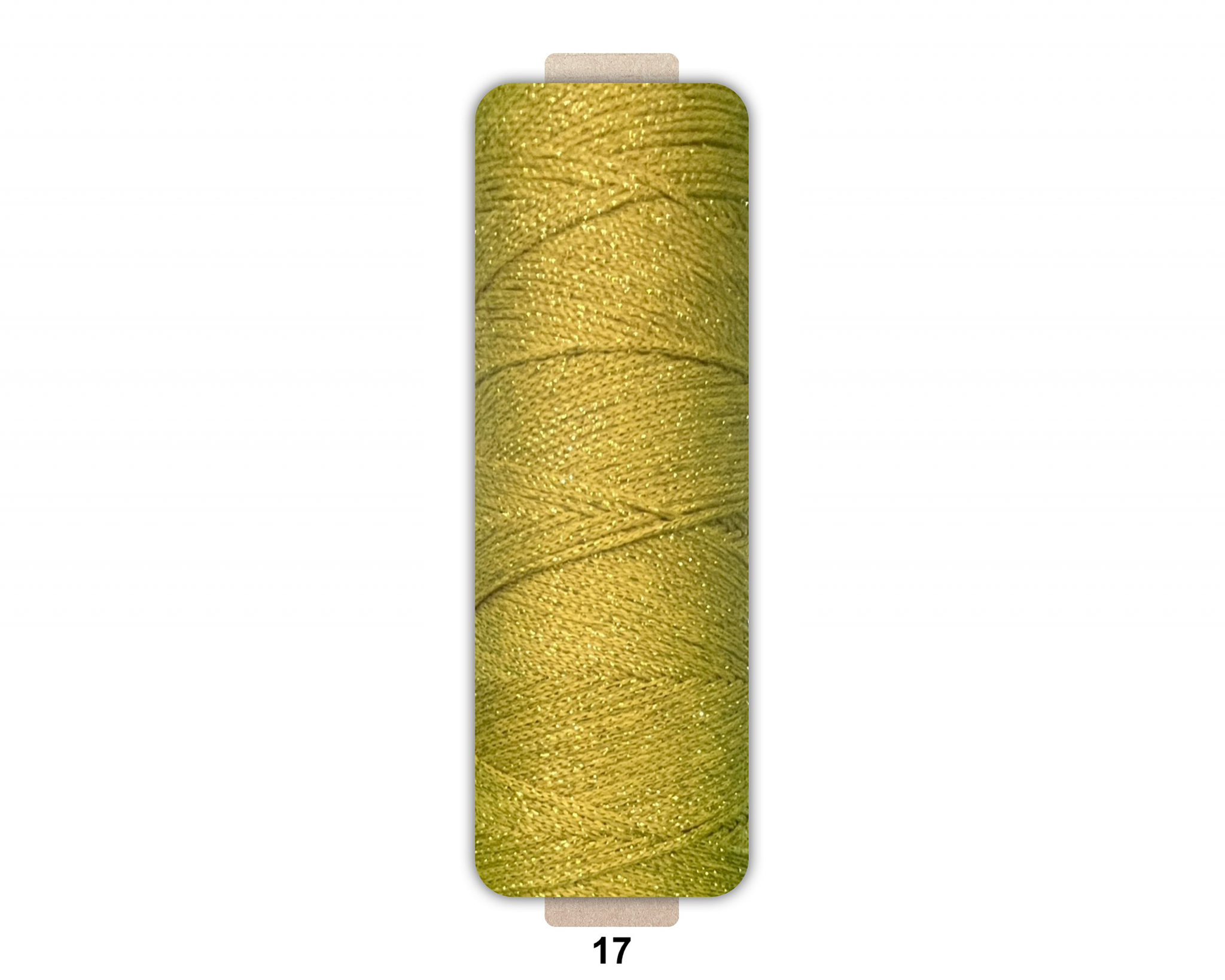 Sợi dệt ống kim tuyến tròn 2mm 125g | Tada Craft