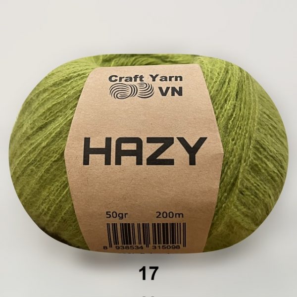 Len Hazy trơn 50g Craft Yarn | Tada Craft