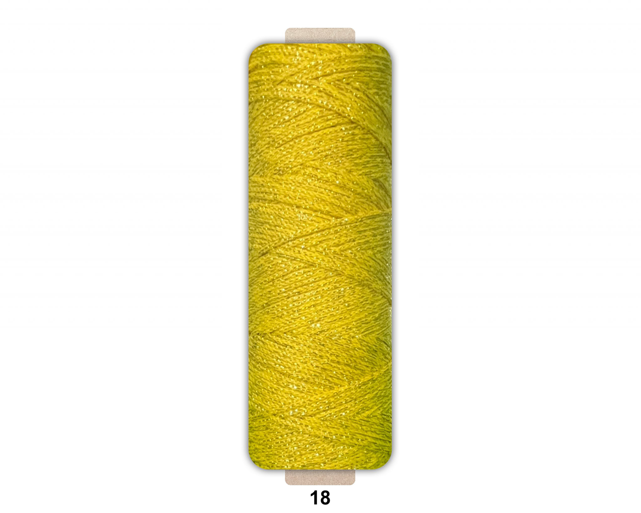 Sợi dệt ống kim tuyến tròn 2mm 125g | Tada Craft