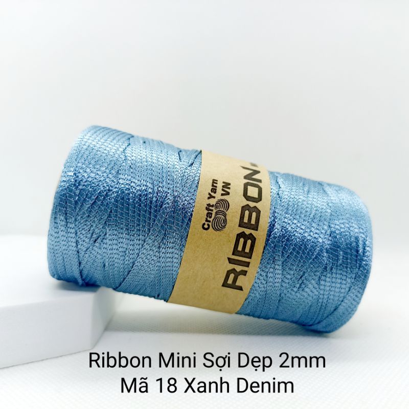 Sợi Ribbon mini 2mm Craft Yarn | Tada Craft