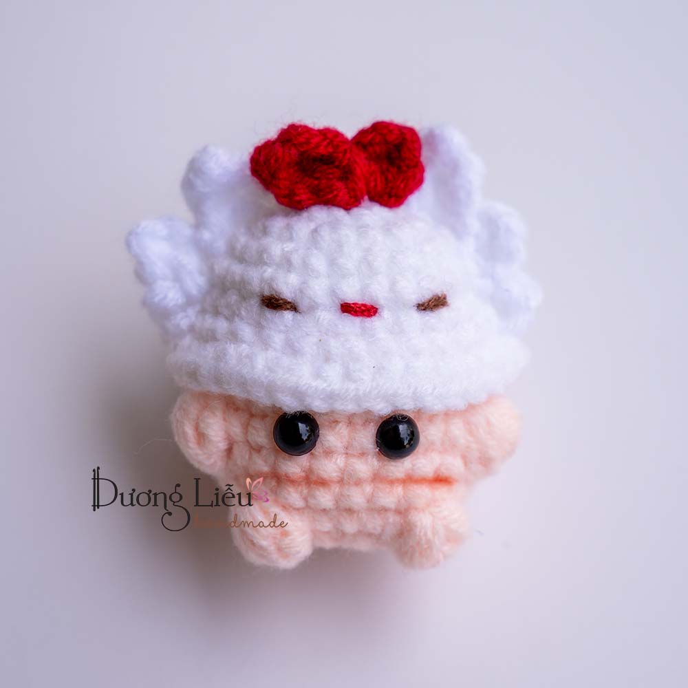 Móc khóa bé nấm handmade