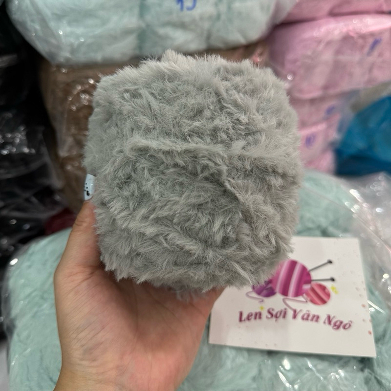 Len lông thỏ loang 100g | Tada Craft