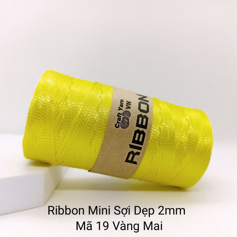 Sợi Ribbon mini 2mm Craft Yarn | Tada Craft
