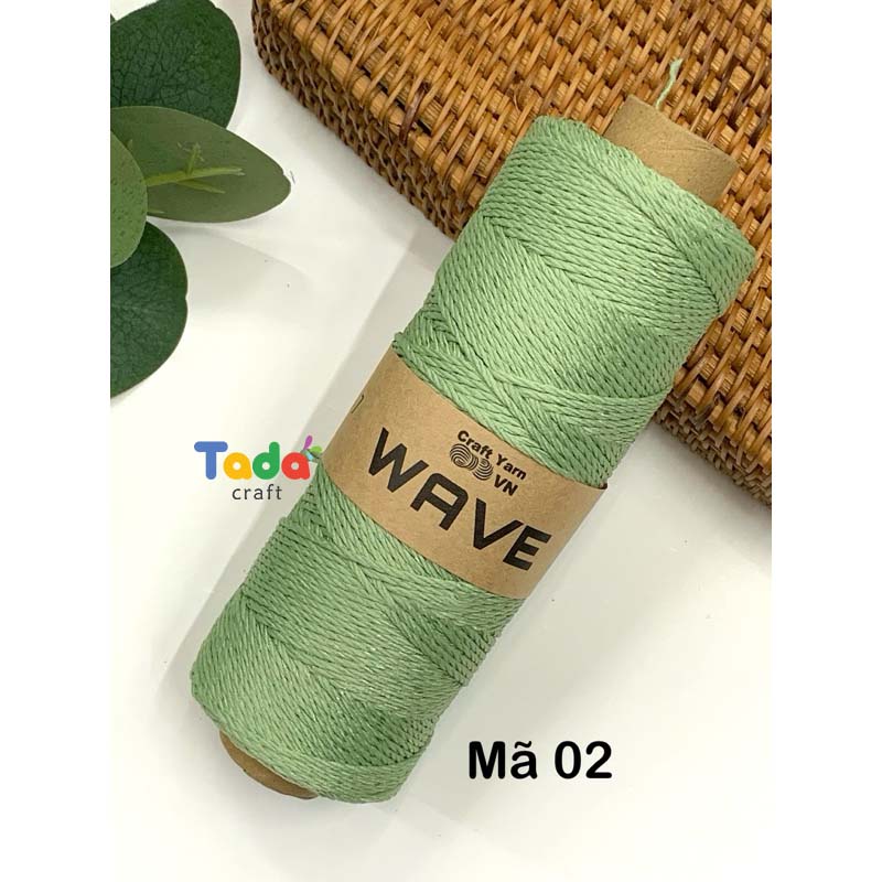 Sợi Wave Craft Yarn 125g | Tada Craft