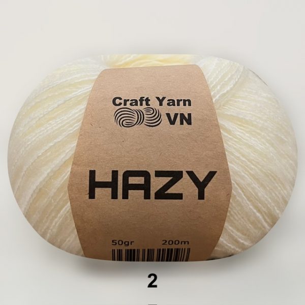 Len Hazy trơn 50g Craft Yarn | Tada Craft