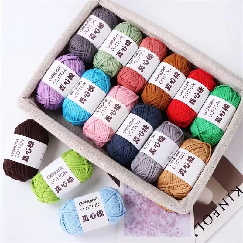Sợi vải bông Geniune 4mm 50g | Tada Craft