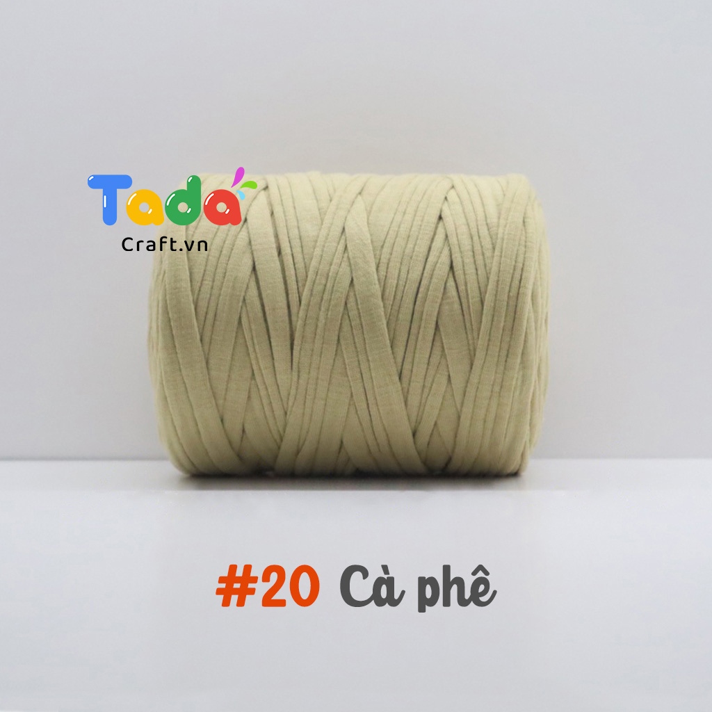 Sợi vải T Shirt Yarn (Vải Polyester) cuộn 250g | Tada Craft